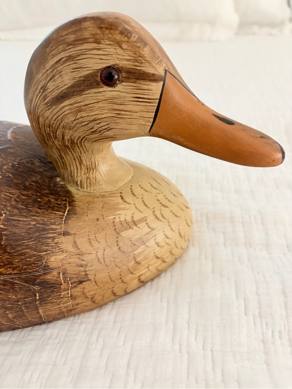 Handcrafted Wildfowler Decoys Mallard Duck decoy hand painted wood- Home Accents - Picture 2 of 11